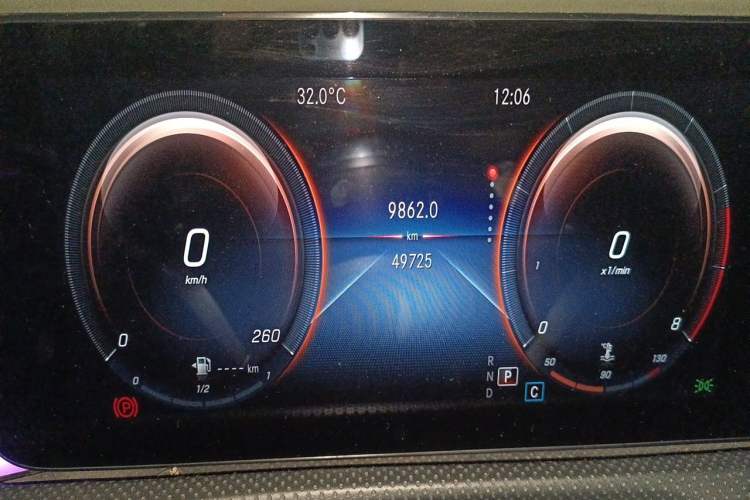 Used Mercedes-Benz A-Class 2020 Restyled A 200 L Sport Sedan Fashion Version Odometer Close Up