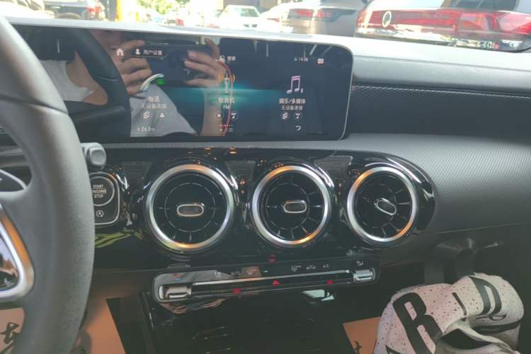 Used Mercedes-Benz A-Class 2020 Restyled A 200 L Sport Sedan Dynamic Version Audio And AC Panel