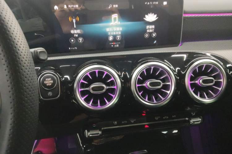 Used Mercedes-Benz A-Class 2020 Restyled A 200 L Sport Sedan Fashion Version Audio And AC Panel