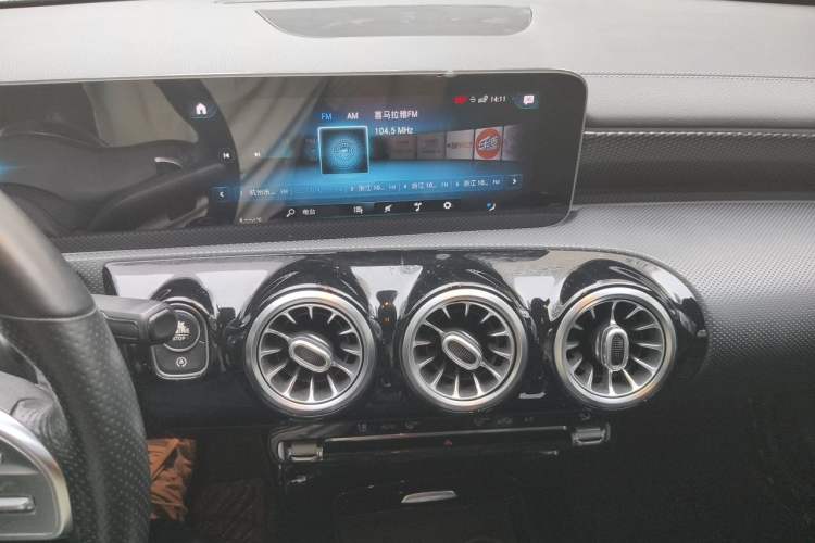 Used Mercedes-Benz A-Class 2020 A 200 L Sport Sedan Audio And AC Panel