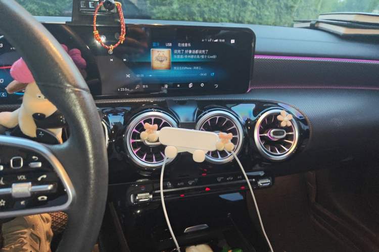 Used Mercedes-Benz A-Class 2020 Restyled A 180 L Sport Sedan Audio And AC Panel