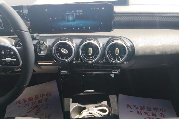 Used Mercedes-Benz A-Class 2020 Restyled A 200 L Sport Sedan Dynamic Version Audio And AC Panel