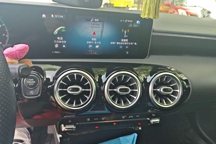 Used Mercedes-Benz A-Class 2020 A 200 L Sport Sedan Audio And AC Panel