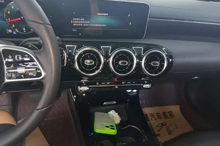 Used Mercedes-Benz A-Class 2020 Restyled A 200 L Sport Sedan Dynamic Version Audio And AC Panel
