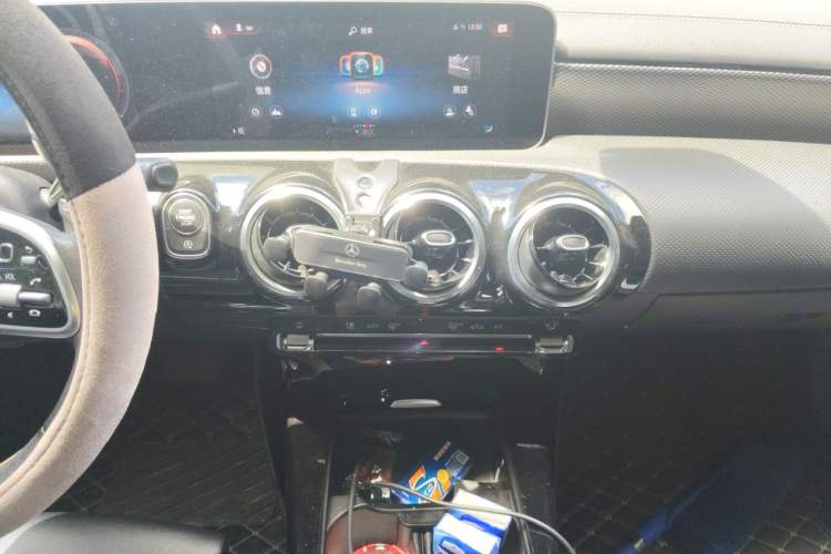 Used Mercedes-Benz A-Class 2020 Second Facelift A 180 L Sport Sedan Audio And AC Panel