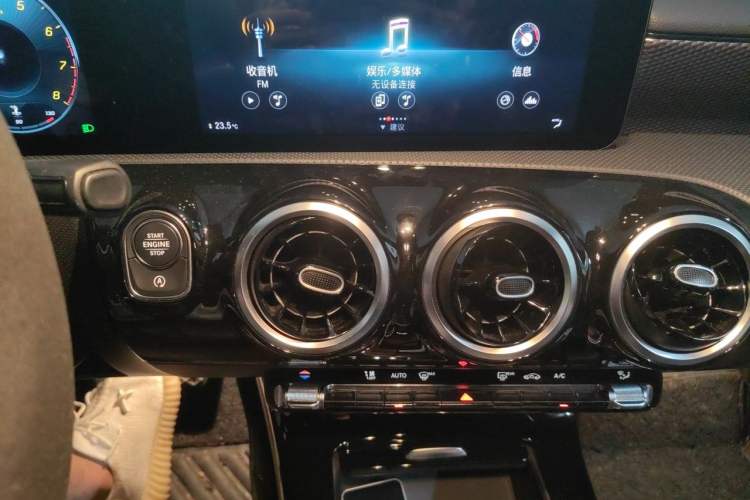 Used Mercedes-Benz A-Class 2020 Restyled A 200 L Sport Sedan Dynamic Version Audio And AC Panel