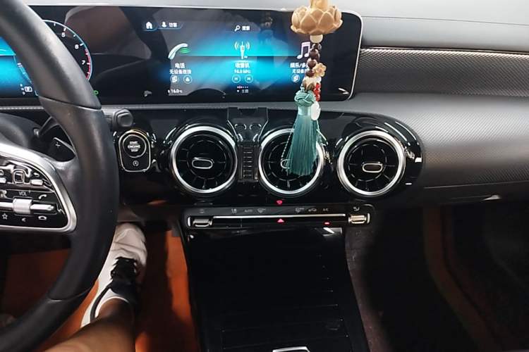Used Mercedes-Benz A-Class 2020 Second Facelift A 180 L Sport Sedan Audio And AC Panel