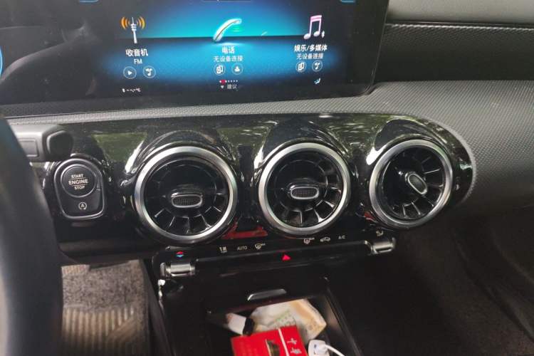 Used Mercedes-Benz A-Class 2020 Restyled A 200 L Sport Sedan Dynamic Version Audio And AC Panel