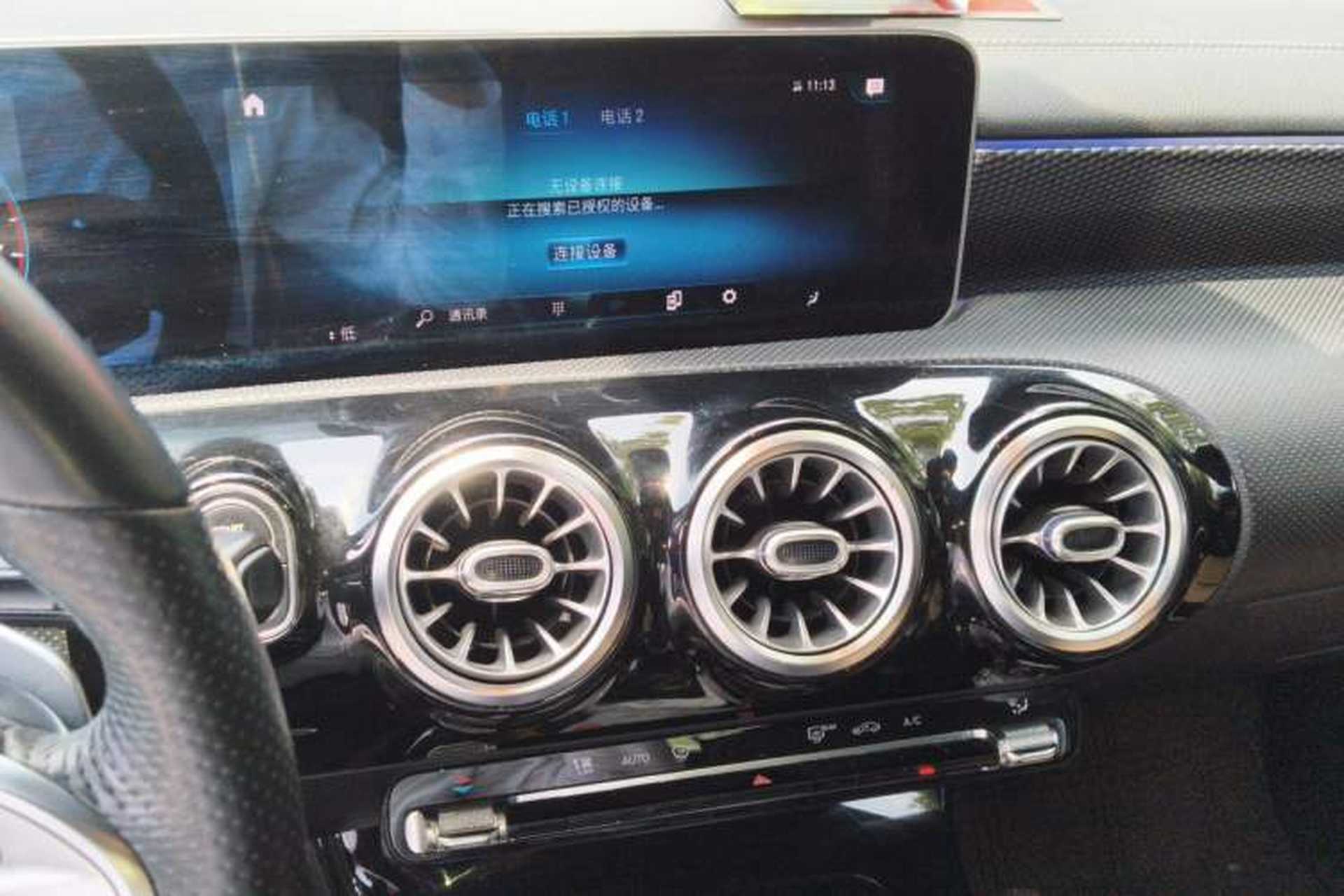 Used Mercedes-Benz A-Class 2020 A 200 L Sport Sedan Audio And AC Panel