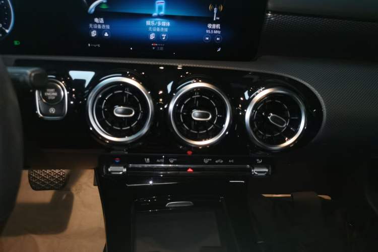 Used Mercedes-Benz A-Class 2020 Restyled A 200 L Sport Sedan Dynamic Version Audio And AC Panel