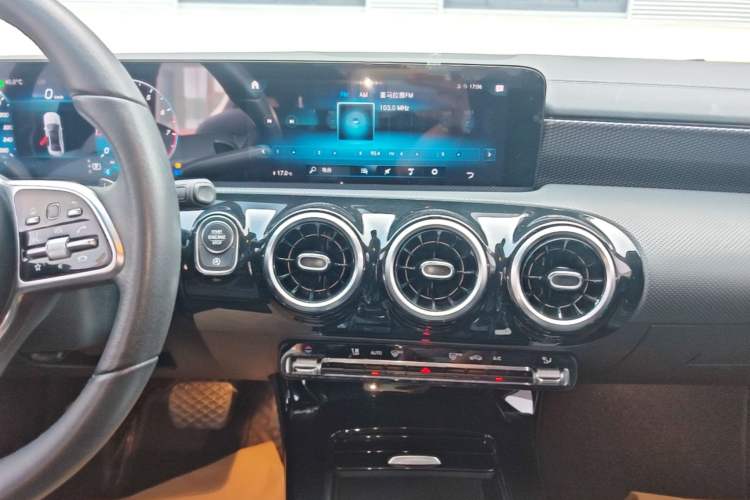 Used Mercedes-Benz A-Class 2020 Restyled A 200 L Sport Sedan Dynamic Version Audio And AC Panel