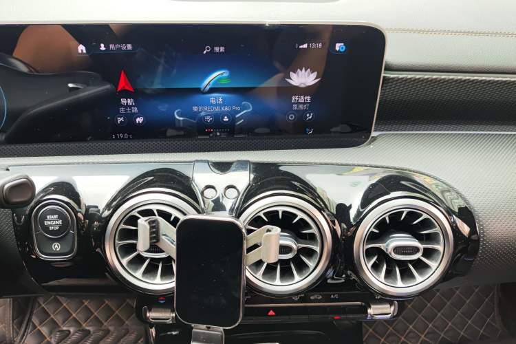 Used Mercedes-Benz A-Class 2020 A 200 L Sport Sedan Audio And AC Panel