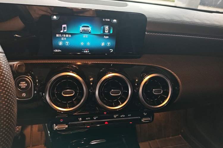 Used Mercedes-Benz A-Class 2020 A 180 L Sport Sedan Audio And AC Panel