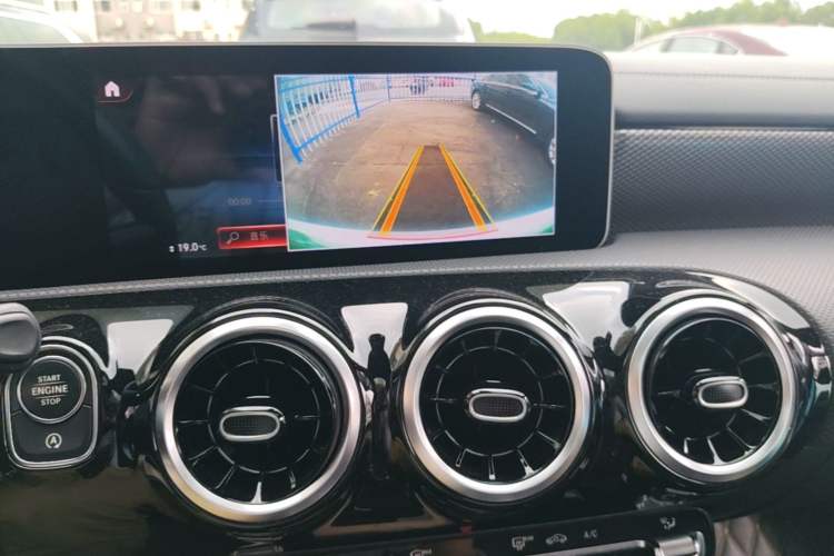 Used Mercedes-Benz A-Class 2020 Second Facelift A 180 L Sport Sedan Audio And AC Panel