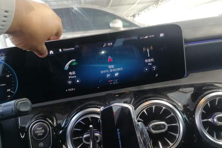 Used Mercedes-Benz A-Class 2020 A 200 L Audio And AC Panel