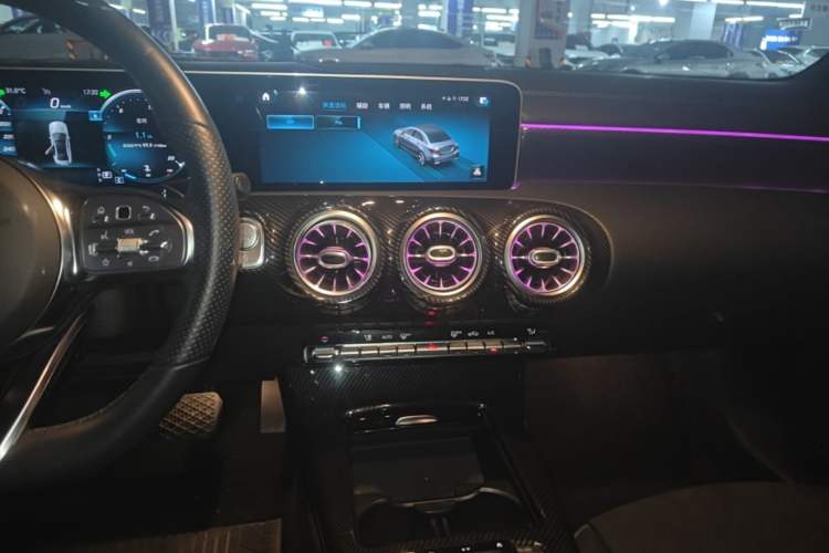 Used Mercedes-Benz A-Class 2020 A 200 L Sport Sedan Audio And AC Panel