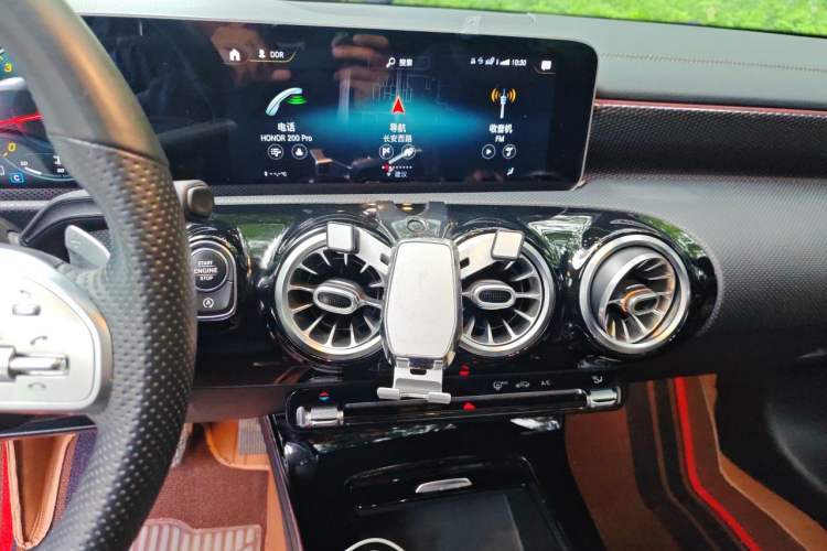 Used Mercedes-Benz A-Class 2020 Restyled A 200 L Sport Sedan Dynamic Version Audio And AC Panel