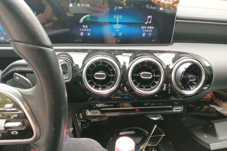 Used Mercedes-Benz A-Class 2020 Restyled A 200 L Sport Sedan Dynamic Version Audio And AC Panel