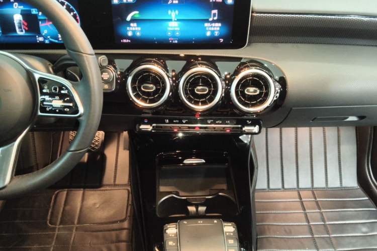 Used Mercedes-Benz A-Class 2020 Restyled A 200 L Sport Sedan Dynamic Version Audio And AC Panel