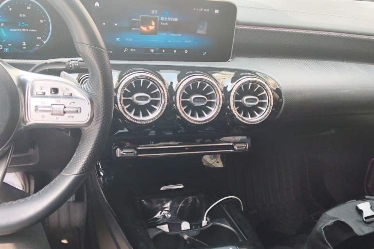Used Mercedes-Benz A-Class 2020 A 200 L Sport Sedan Audio And AC Panel