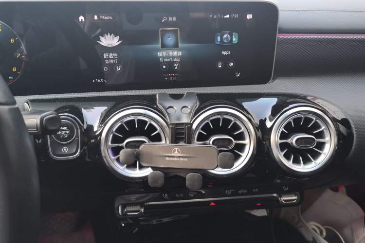 Used Mercedes-Benz A-Class 2020 Second Facelift A 180 L Sport Sedan Audio And AC Panel