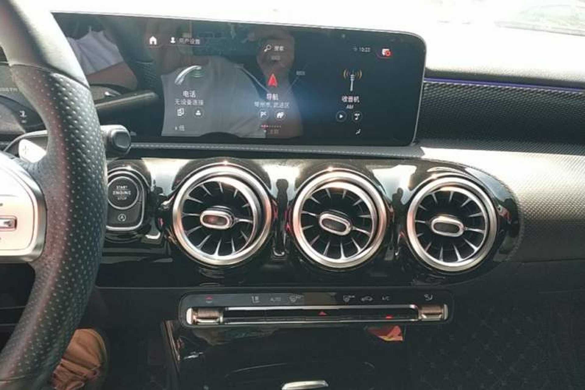 Used Mercedes-Benz A-Class 2020 A 200 L Sport Sedan Audio And AC Panel