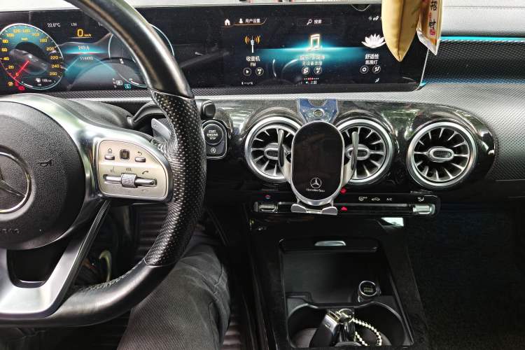Used Mercedes-Benz A-Class 2020 A 200 L Sport Sedan Audio And AC Panel