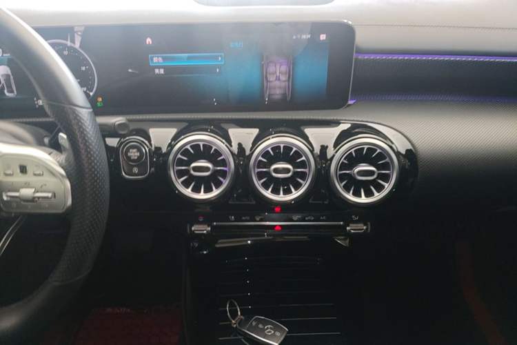Used Mercedes-Benz A-Class 2020 A 200 L Sport Sedan Audio And AC Panel