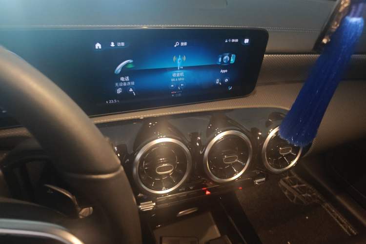 Used Mercedes-Benz A-Class 2020 Second Facelift A 180 L Sport Sedan Audio And AC Panel