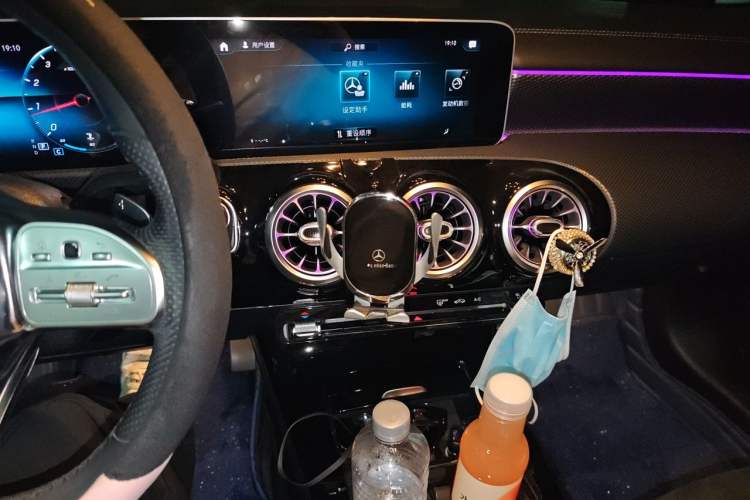 Used Mercedes-Benz A-Class 2020 Restyled A 200 L Sport Sedan Fashion Version Audio And AC Panel