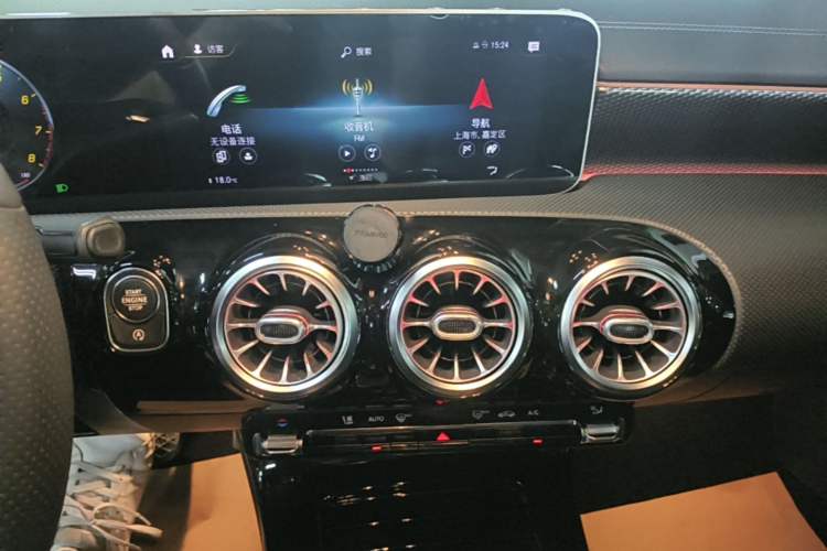 Used Mercedes-Benz A-Class 2020 A 200 L Sport Sedan Audio And AC Panel