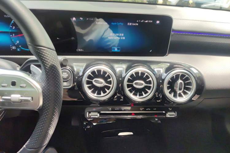 Used Mercedes-Benz A-Class 2020 A 200 L Sport Sedan Audio And AC Panel