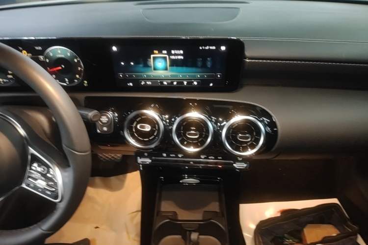 Used Mercedes-Benz A-Class 2020 Restyled A 200 L Sport Sedan Dynamic Version Audio And AC Panel