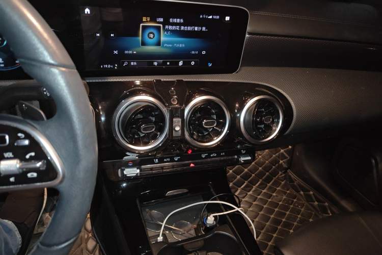 Used Mercedes-Benz A-Class 2020 Restyled A 200 L Sport Sedan Dynamic Version Audio And AC Panel