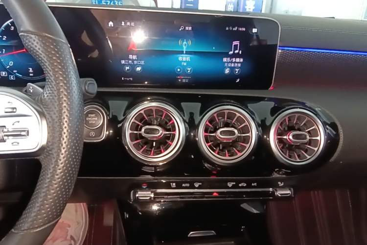 Used Mercedes-Benz A-Class 2020 A 200 L Sport Sedan Audio And AC Panel