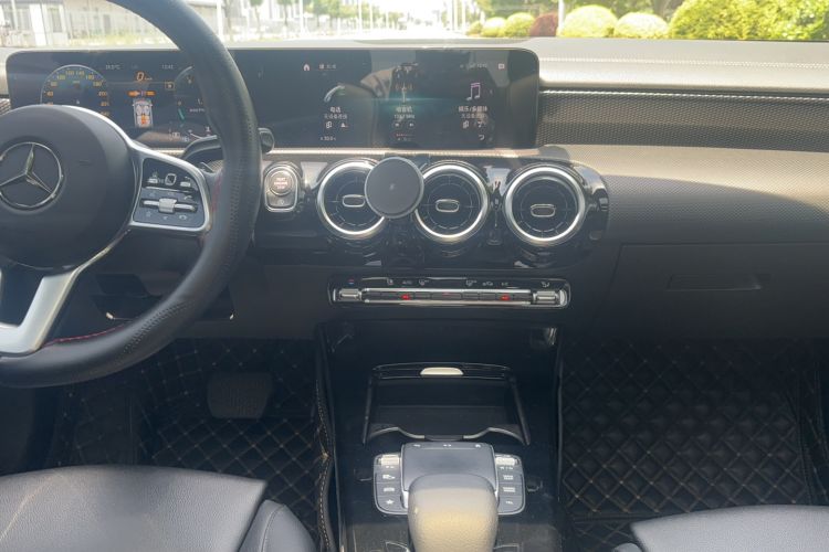 Used Mercedes-Benz A-Class 2020 Restyled A 200 L Sport Sedan Dynamic Version Audio And AC Panel