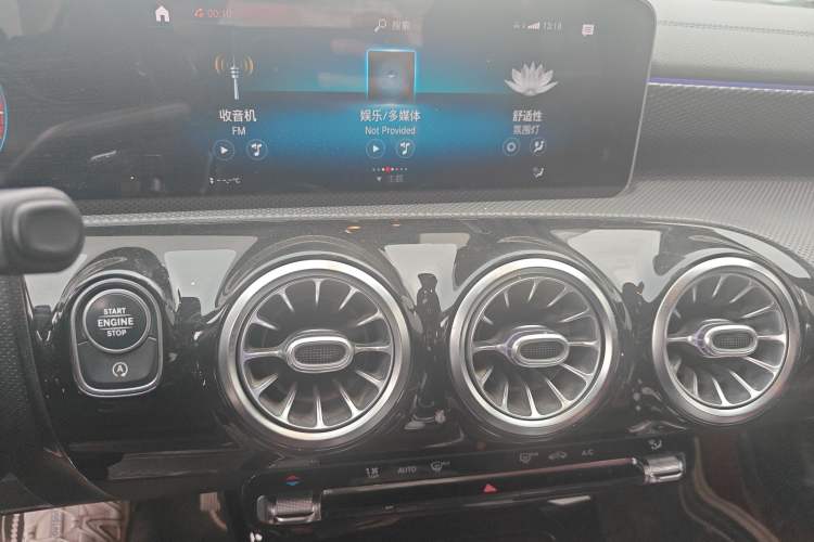 Used Mercedes-Benz A-Class 2020 A 200 L Sport Sedan Audio And AC Panel