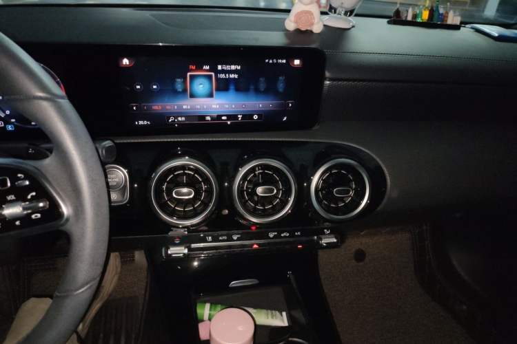 Used Mercedes-Benz A-Class 2020 Restyled A 200 L Sport Sedan Dynamic Version Audio And AC Panel