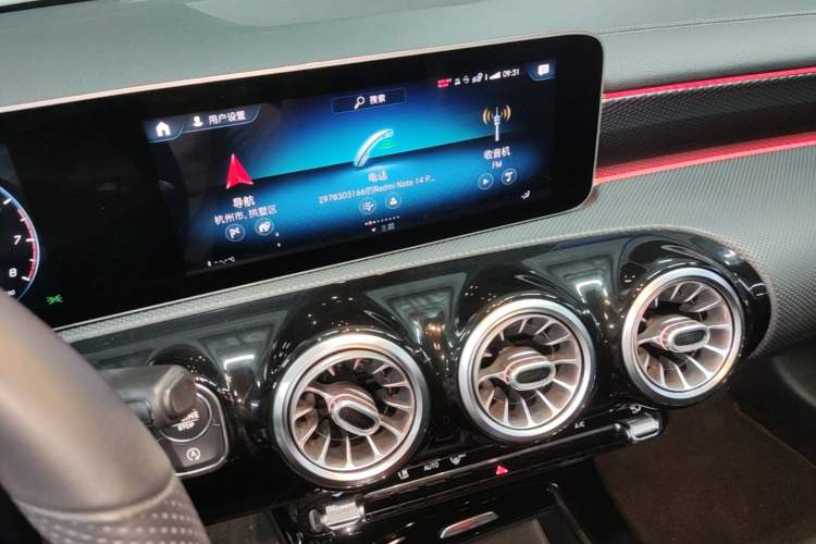 Used Mercedes-Benz A-Class 2020 Restyled A 200 L Sport Sedan Fashion Version Audio And AC Panel