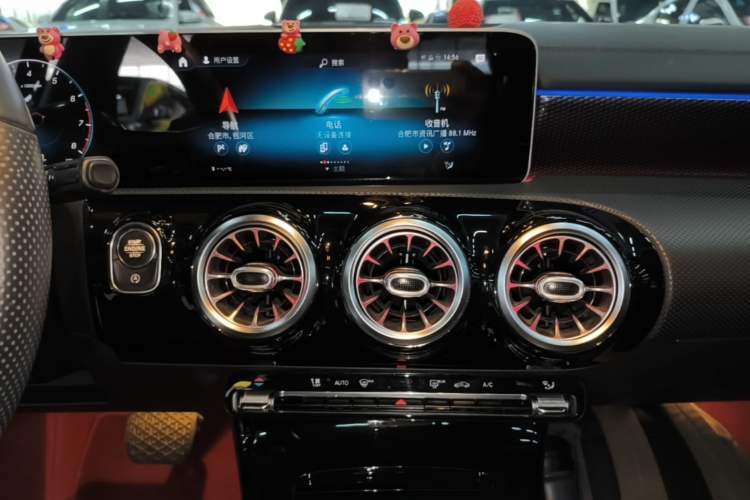 Used Mercedes-Benz A-Class 2020 A 200 L Sport Sedan Audio And AC Panel