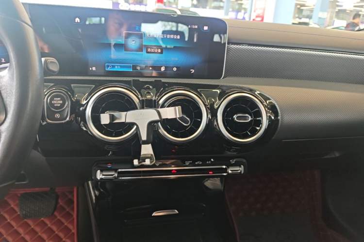 Used Mercedes-Benz A-Class 2020 Second Facelift A 180 L Sport Sedan Audio And AC Panel