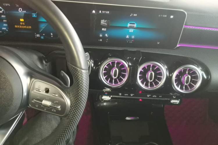 Used Mercedes-Benz A-Class 2020 A 200 L Sport Sedan Audio And AC Panel