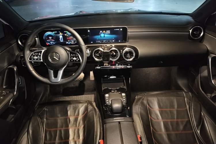 Used Mercedes-Benz A-Class 2020 Second Facelift A 180 L Sport Sedan Center Console