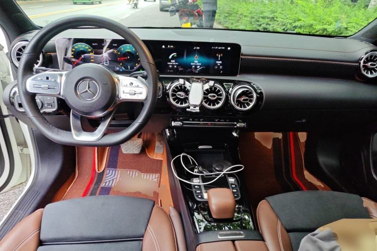 Used Mercedes-Benz A-Class 2020 Restyled A 200 L Sport Sedan Dynamic Version Center Console