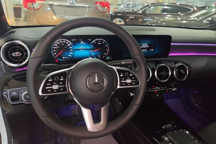 Used Mercedes-Benz A-Class 2020 Second Facelift A 180 L Sport Sedan Center Console