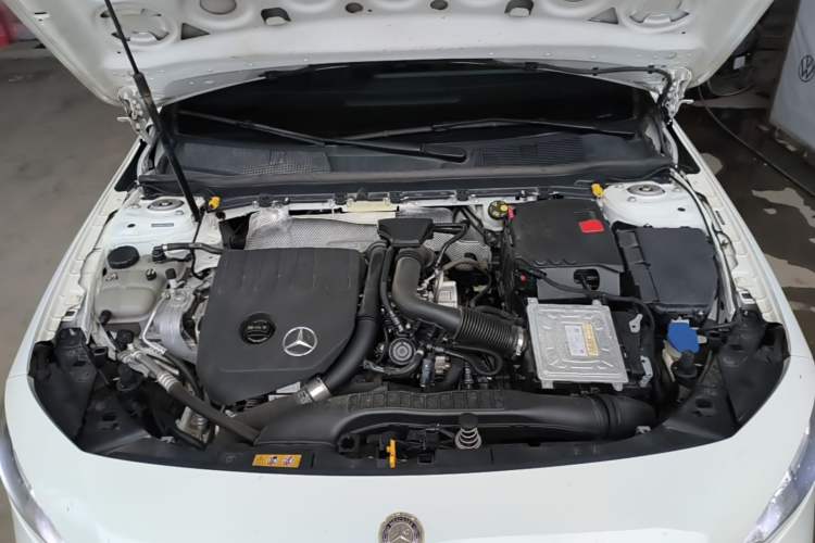 Used Mercedes-Benz A-Class 2020 Second Facelift A 180 L Sport Sedan Engine Bay