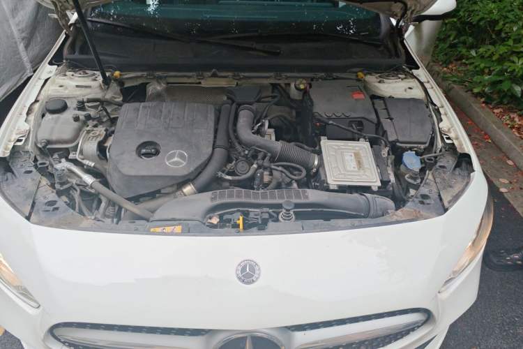 Used Mercedes-Benz A-Class 2020 Second Facelift A 180 L Sport Sedan Engine Bay