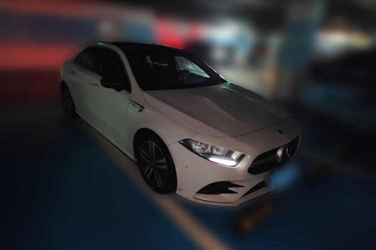 Used Mercedes-Benz A-Class 2020 A 180 L Sport Sedan Front Right 45 Deg