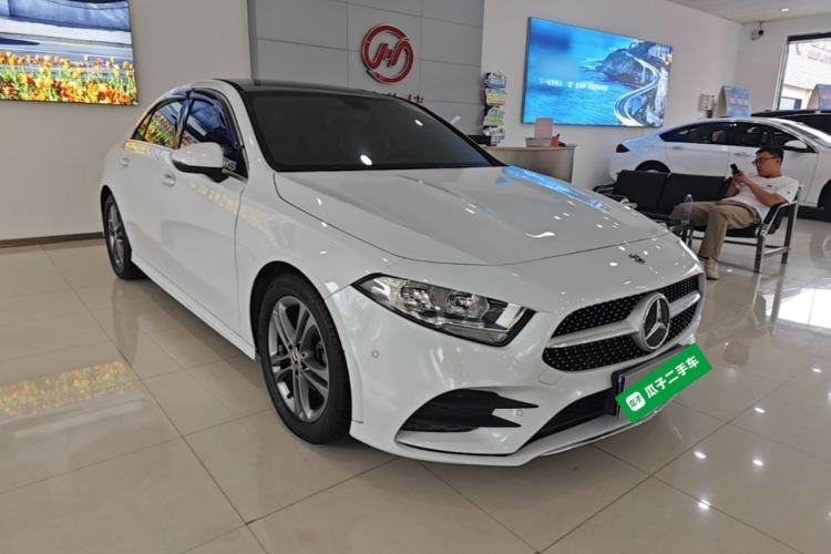 Used Mercedes-Benz A-Class 2020 Second Facelift A 180 L Sport Sedan Front Right 45 Deg