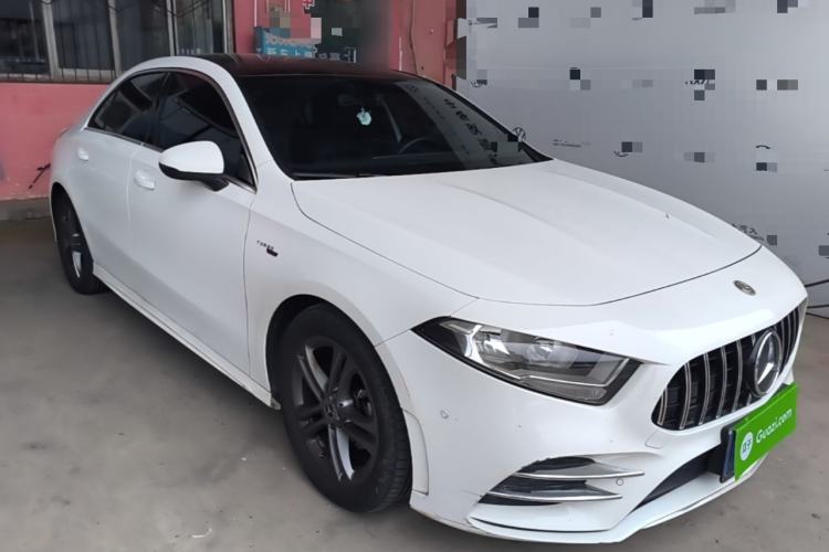 Used Mercedes-Benz A-Class 2020 Second Facelift A 180 L Sport Sedan Front Right 45 Deg